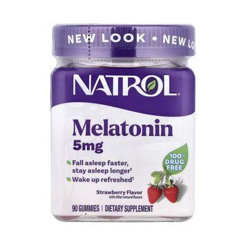 Мелатонін Natrol (Melatonin) 5 мг, 90 жувальних цукерок 2023-10-6222 фото