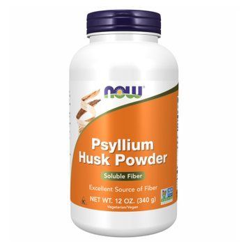 Порошок лушпиння подорожника (псиліум) (Psyllium Husk Powder) Now Foods, 340 г 2022-10-1368 фото