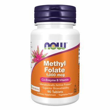 Now Foods Methyl Folate 1000mcg &mdash; 90 таблеток 2022-10-2060 фото