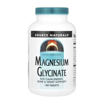 Магній (Magnesium) Source Naturals, 180 tabs 2023-10-4634 фото