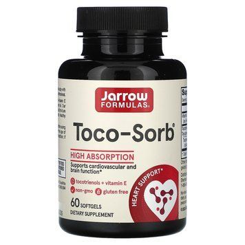 Вітамін Е і токотрінол, Tocotrienols and Vitamin E, Jarrow Formulas, 60 капсул JRW-12026 фото