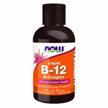 Вітамін B12 метилкобаламін (Vitamin B12 Methylcobalamin) Now Foods, 59ml 2022-10-2564 фото