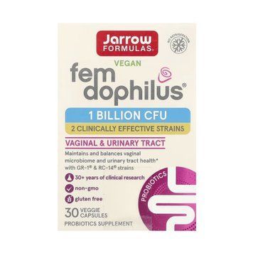 Пробіотик (Probiotic) Jarrow Formulas, 1 Billion CFU, 30 вегетаріанських капсул (пошкоджена банка) 2024-11-0123 фото