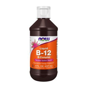 Вітамін B12 метилкобаламін (Vitamin B12 Methylcobalamin) Now Foods, 237ml 2023-10-4536 фото