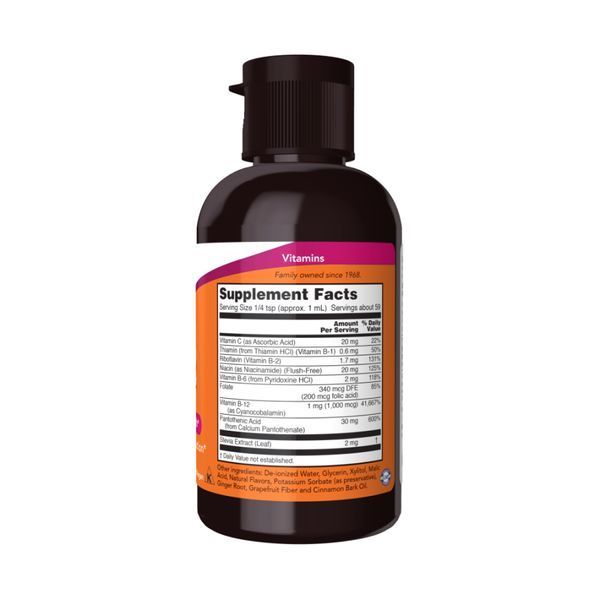 Вітамін B12 метилкобаламін (Vitamin B12 Methylcobalamin) Now Foods, 237ml 2023-10-4536 фото