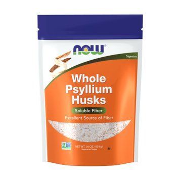 Цільне лушпиння подорожника (псиліум) (Psyllium Husks Whole) Now Foods, 454 г 2023-10-2497 фото