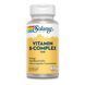 Vitamin B-комплекс 100 Solaray (Vitamin B-Complex 100) 50 вегетаріанських капсул 2023-10-2384 фото 1