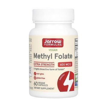 Метилфолат Jarrow Formulas (Methyl Folate) 60 вегетаріанських капсул 2023-10-5593 фото
