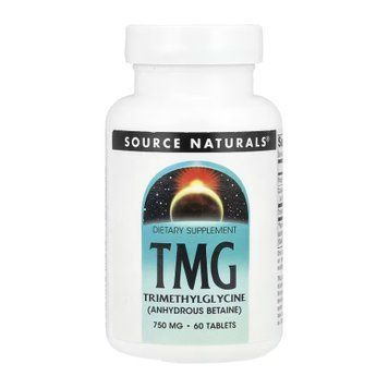 TMG Source Naturals, 750mg, 60 tabs 2023-10-4617 фото