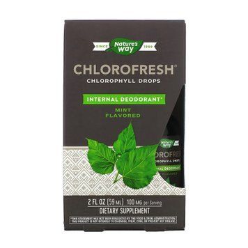 Суперфуд Nature's Way (Chlorofresh Mint 40X Liquid) 59 мл 2023-10-3874 фото