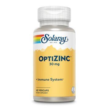 OptiZinc (цинк) Solaray (Opti Zinc) 30 мг, 60 вегетаріанських капсул 2022-10-1791 фото