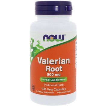 Корінь Валеріани, Valerian Root, Now Foods, 500 мг, 100 вегетаріанських капсул NOW-04770 фото