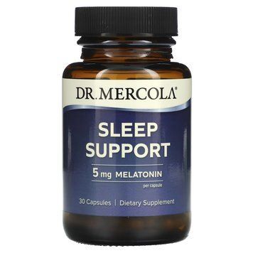 Підтримка сну, Sleep Support, Dr. Mercola, 5 мг, 30 капсул MCL-21043 фото