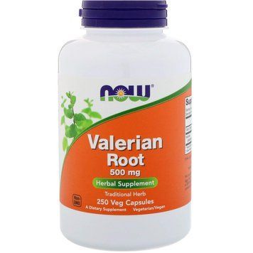 Корінь Валеріани, Valerian Root, Now Foods, 500 мг, 250 вегетаріанських капсул NOW-04771 фото