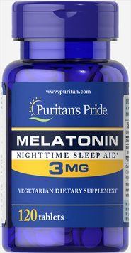 Мелатонін, Melatonin, Puritan's Pride, 3 мг, 120 таблеток PTP-17903 фото