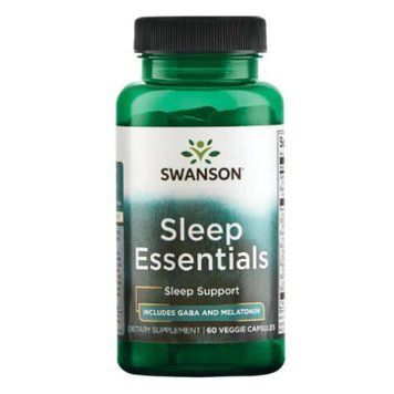 Swanson Sleep Essentials, 60 вегетаріанських капсул (пошкоджена банка) 2024-11-0635 фото