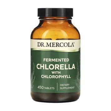 Ферментований хлорела Dr. Mercola (Fermented Chlorella) 450 таблеток 2022-10-2460 фото