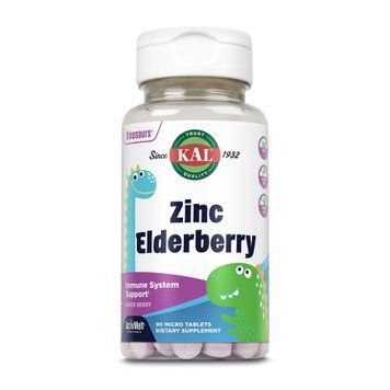 Цинк бузина KAL (Zinc Elderberry) 5 мг, 90 таблеток Berry 2023-10-2158 фото