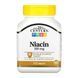 Ніацин 21st Century (Niacin) 100 мг, 110 таблеток 2023-10-7120 фото 1